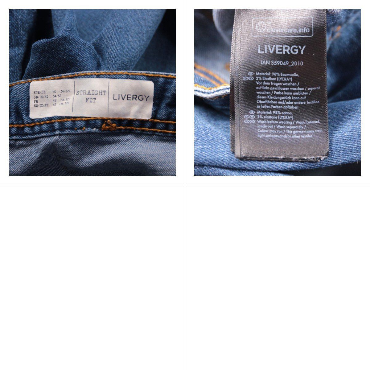 джинсы Livergy